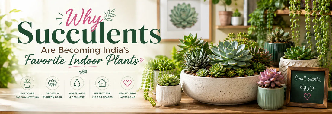 Premium succulent plants collection for modern Indian homes