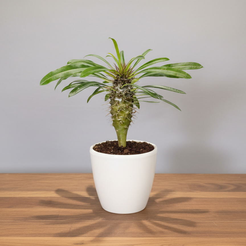 Pachypodium Lamerei - Madagascar Palm | Rare Hardy Indoor Caudex Plant | Bare Rooted