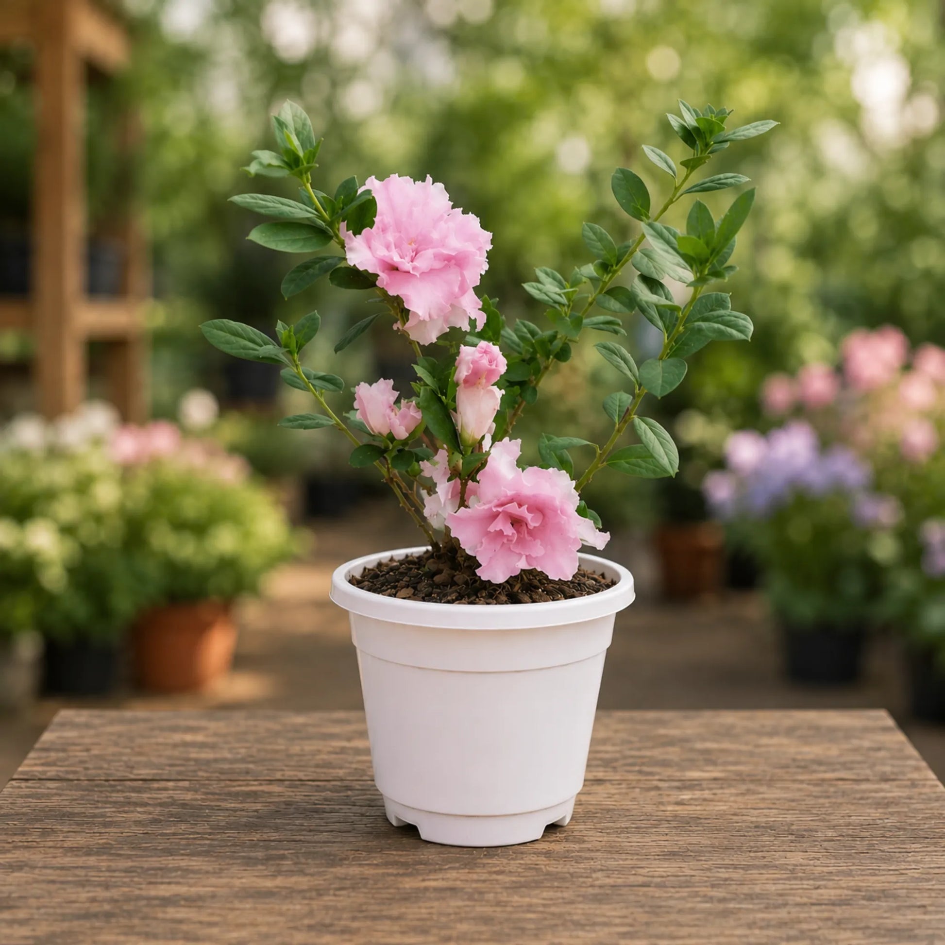 Azalea Light Pink | Well Rooted Mature Flowering Plant