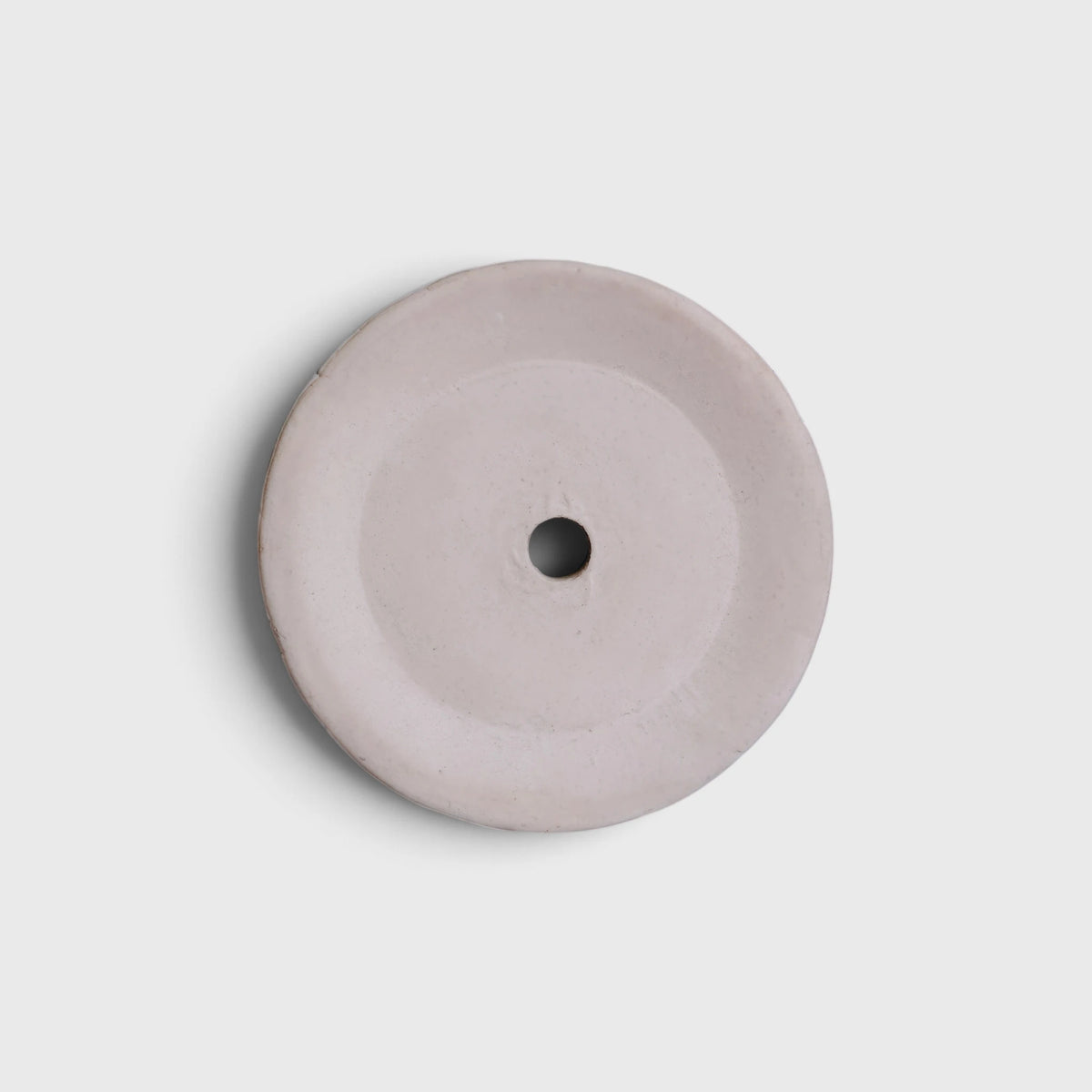 Beige White Dotted Ceramic Planter with Drainage Hole ( 14x15 cm )