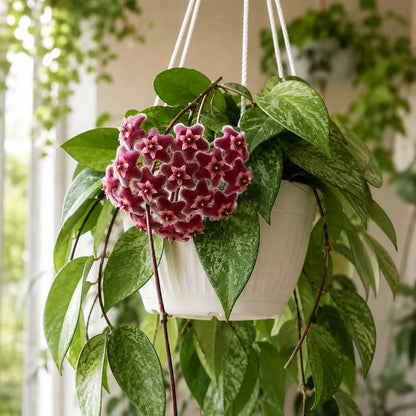 Hoya Pubicalyx Silver Splash | Mature Well-Rooted Hanging Plant