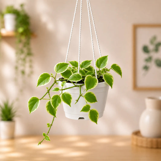 Money Plant Variegated Pothos | Well Rooted Mature Hanging Plant