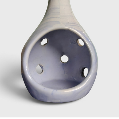 Ceramic Hanging Pod Air Plant Holder & Tea Light Holder ( 22 x 8 cm )