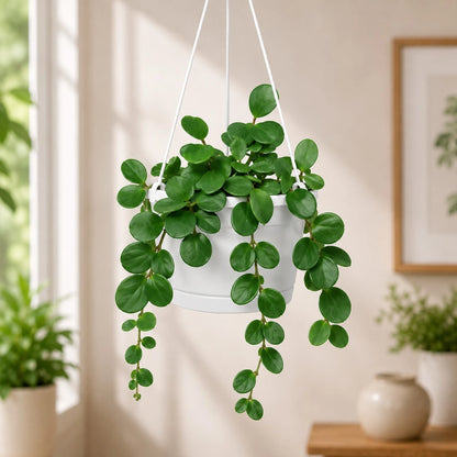 Peperomia Hope (Peperomia Tetraphylla) Live Plant – Mature Medium Size, Well-Rooted, Bare-Rooted Indoor Hanging Plant