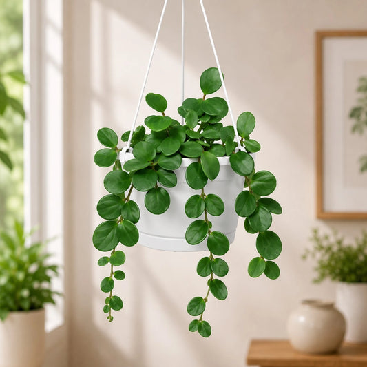 Peperomia Hope (Peperomia Tetraphylla) Live Plant – Mature Medium Size, Well-Rooted, Bare-Rooted Indoor Hanging Plant