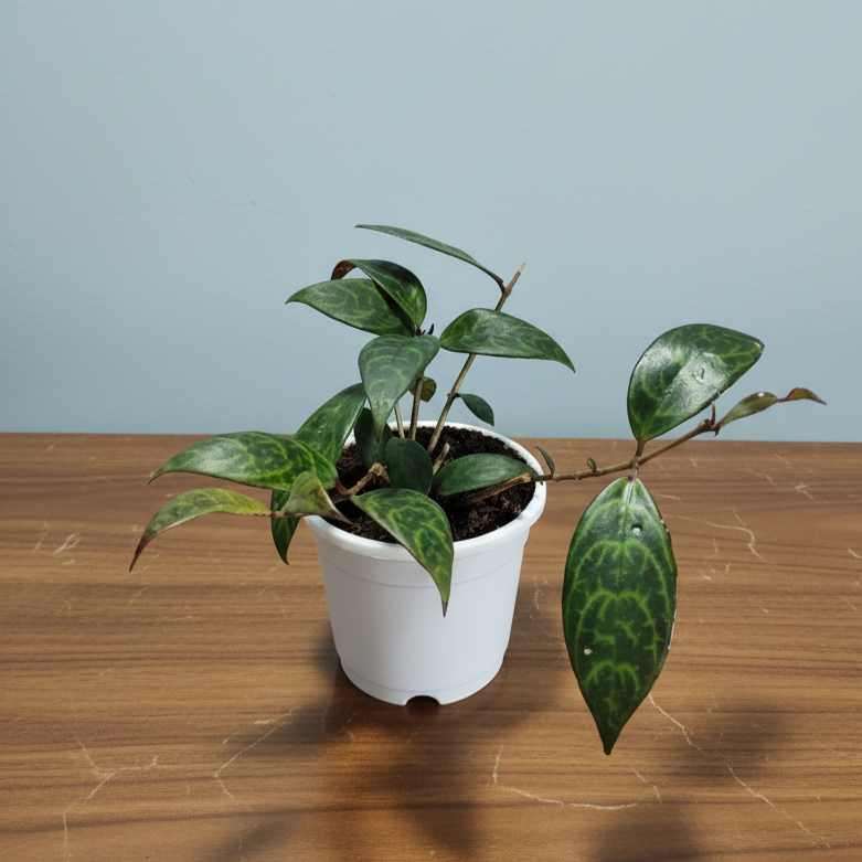 Black Pagoda Lipstick Plant (Aeschynanthus longicaulis) – Mature Medium Size, Well-Rooted, Bare-Rooted Indoor Hanging Plant