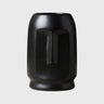 Purezento Viso Black Ceramic Face Vase – Matte Finish (3×5.7 in)